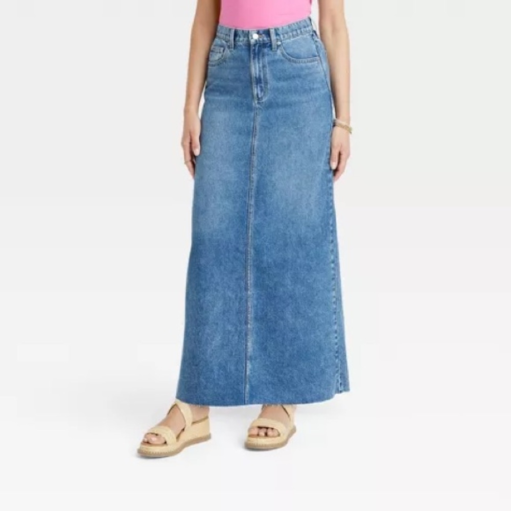 Universal Thread Maxi Jean Skirt -NWT